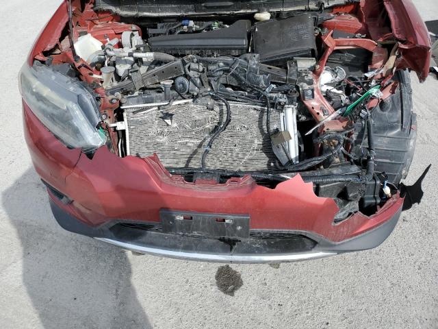 5N1AT2MV9GC894601 - 2016 NISSAN ROGUE S RED photo 12