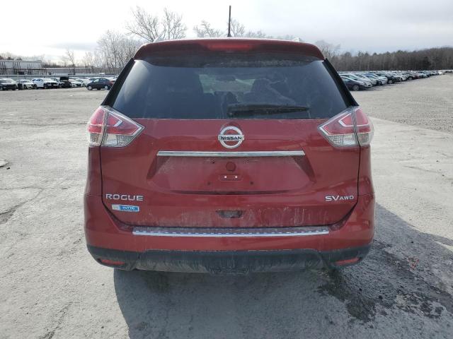 5N1AT2MV9GC894601 - 2016 NISSAN ROGUE S RED photo 6