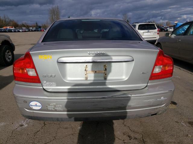 YV1TH592951404756 - 2005 VOLVO S80 2.5T SILVER photo 6