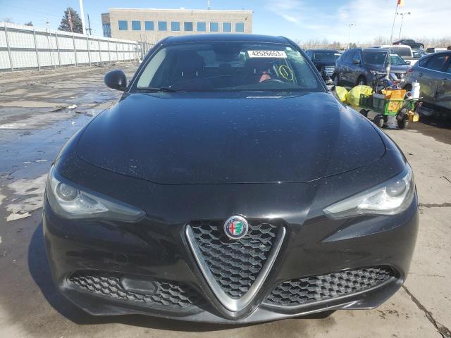 ZARFAEDN9H7548503 - 2017 ALFA ROMEO GIULIA Q4 BLACK photo 5