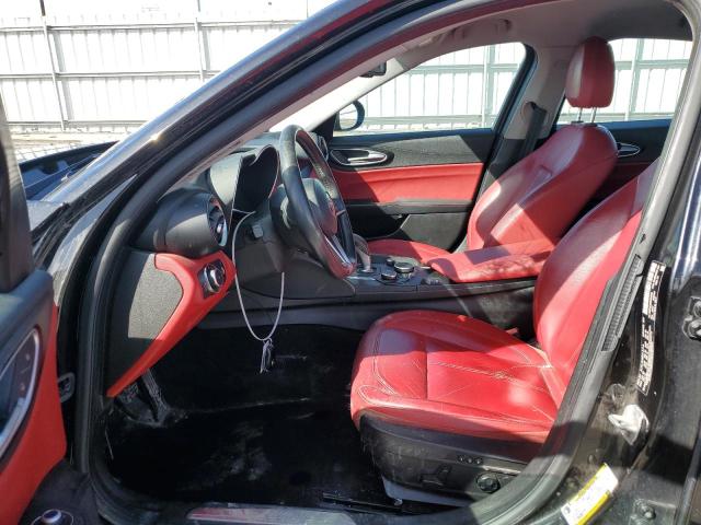 ZARFAEDN9H7548503 - 2017 ALFA ROMEO GIULIA Q4 BLACK photo 7