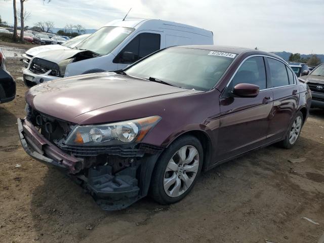 1HGCP2F84AA079834 - 2010 HONDA ACCORD EXL BURGUNDY photo 1