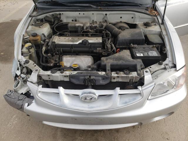 KMHCG35C92U226820 - 2002 HYUNDAI ACCENT GS SILVER photo 11