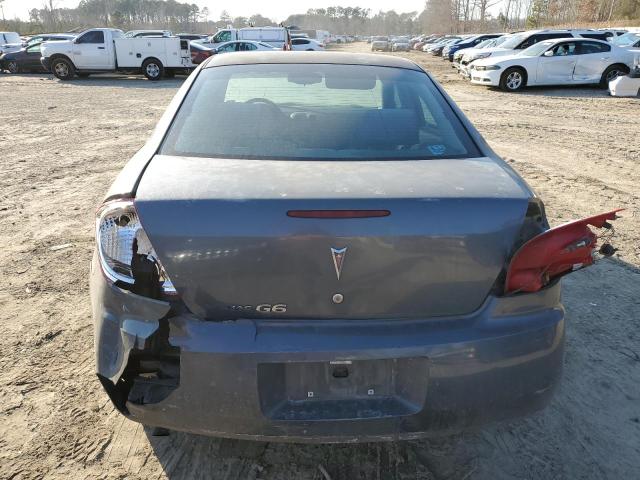 1G2ZG57B394191012 - 2009 PONTIAC G6 GRAY photo 6