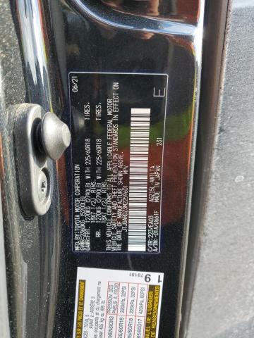 JTJGARDZ3M2259601 - 2021 LEXUS NX 300 BASE გრაფიტი ფოტო 14