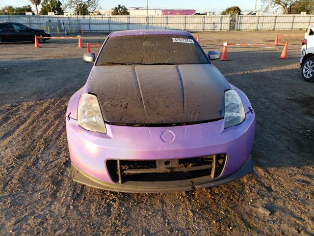 JN1AZ34D85M609123 - 2005 NISSAN 350Z COUPE PURPLE photo 5