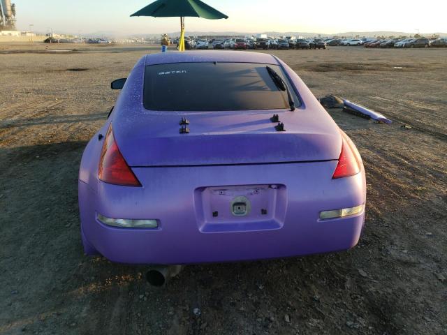 JN1AZ34D85M609123 - 2005 NISSAN 350Z COUPE PURPLE photo 6