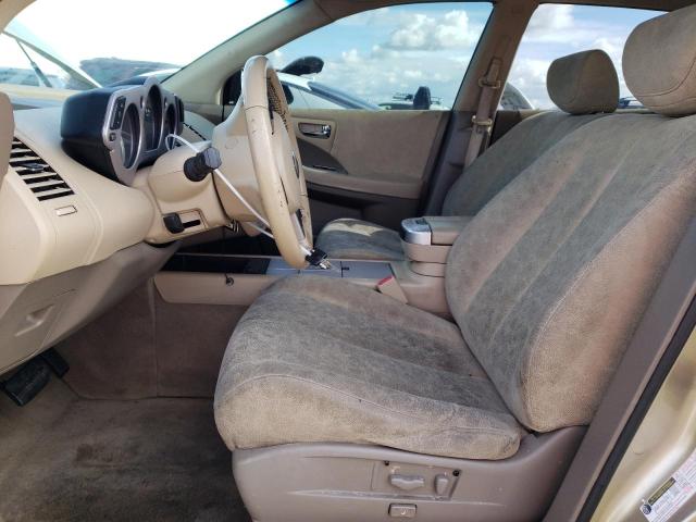 JN8AZ08T17W523368 - 2007 NISSAN MURANO SL TAN photo 7