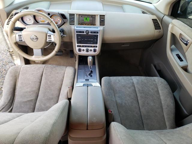 JN8AZ08T17W523368 - 2007 NISSAN MURANO SL TAN photo 8