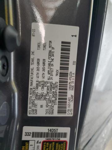 5TFNA5DBXPX120272 - 2023 TOYOTA TUNDRA CREWMAX PLATINUM ნაცრისფერი ფოტო 12