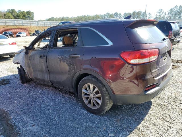 5XYPG4A37GG140416 - 2016 KIA SORENTO LX BURN photo 2