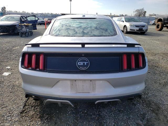 1FA6P8CF4G5253328 - 2016 FORD MUSTANG GT SILVER photo 6