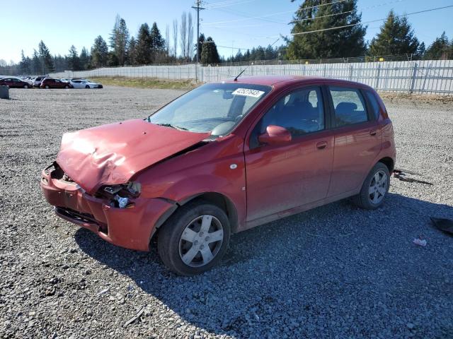 KL1TD66668B136043 - 2008 CHEVROLET AVEO BASE RED photo 1