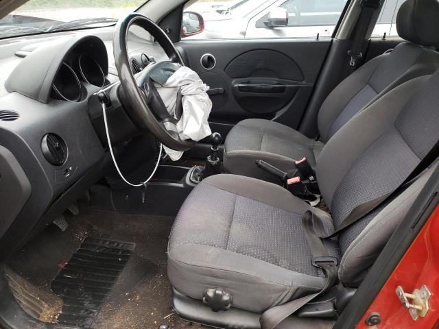 KL1TD66668B136043 - 2008 CHEVROLET AVEO BASE RED photo 7