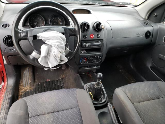 KL1TD66668B136043 - 2008 CHEVROLET AVEO BASE RED photo 8
