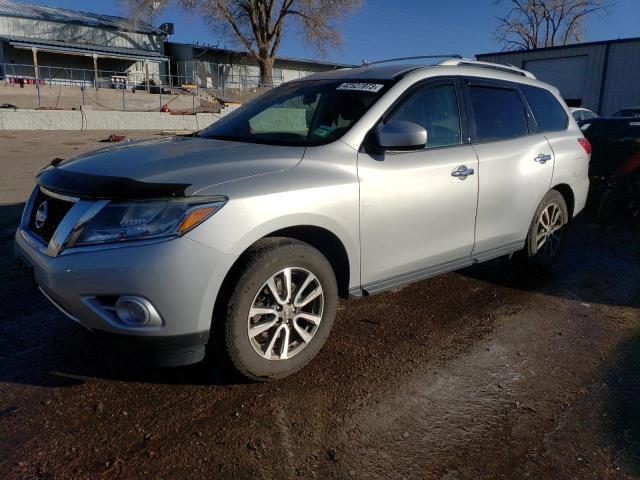 5N1AR2MM8FC639989 - 2015 NISSAN PATHFINDER S 银色 照片 1