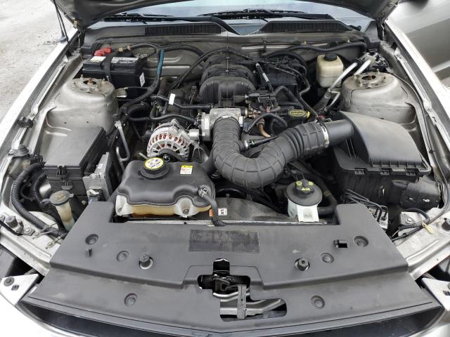 1ZVHT80N085127007 - 2008 FORD MUSTANG GRAY photo 11