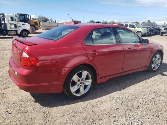 3FAHP0KC4BR144391 - 2011 FORD FUSION SPORT RED photo 3