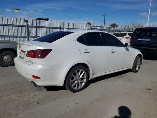 JTHCF5C24D5063583 - 2013 LEXUS IS 250 WHITE photo 3