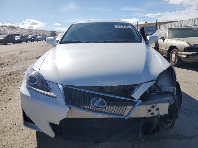 JTHCF5C24D5063583 - 2013 LEXUS IS 250 WHITE photo 5