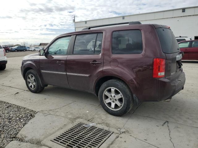 5FNYF4H94BB092732 - 2011 HONDA PILOT TOURING BURGUNDY photo 2