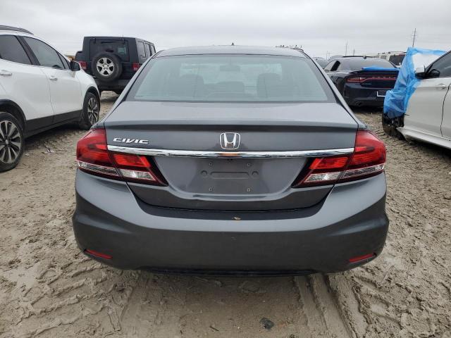 19XFB2F94DE070670 - 2013 HONDA CIVIC EXL ნაცრისფერი ფოტო 6