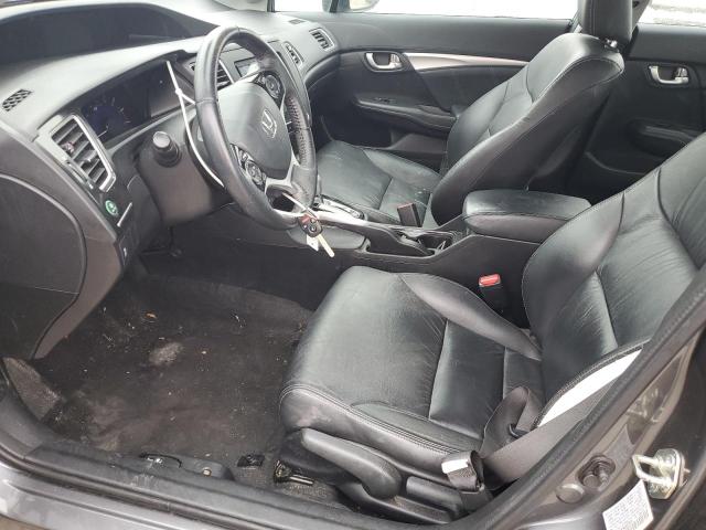 19XFB2F94DE070670 - 2013 HONDA CIVIC EXL ნაცრისფერი ფოტო 7