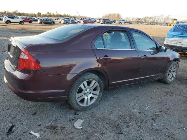 3FAHP0JG2CR179839 - 2012 FORD FUSION SEL BURGUNDY photo 3