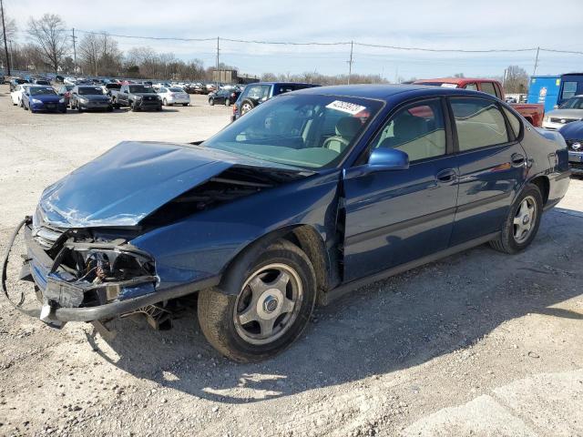 2G1WF52E349199399 - 2004 CHEVROLET IMPALA BLUE photo 1