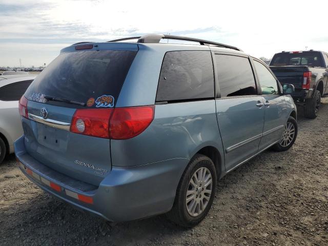 5TDBK22C08S011692 - 2008 TOYOTA SIENNA XLE BLUE photo 3