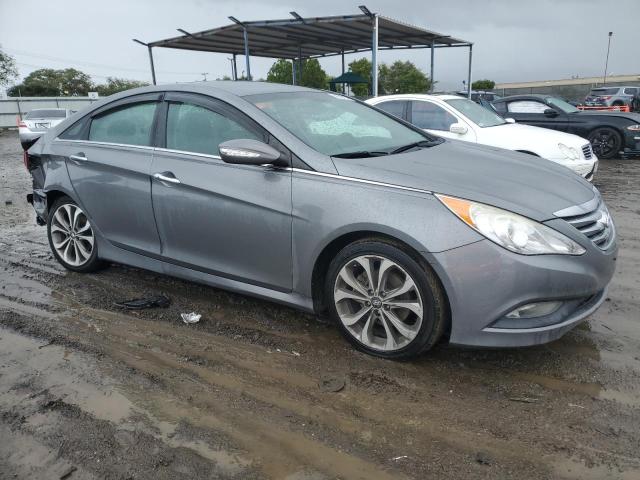 5NPEC4AB8EH922921 - 2014 HYUNDAI SONATA LIM SE GRAY photo 4