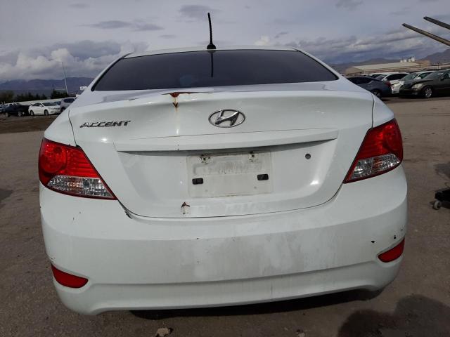 KMHCU4AE5CU121831 - 2012 HYUNDAI ACCENT GLS WHITE photo 6