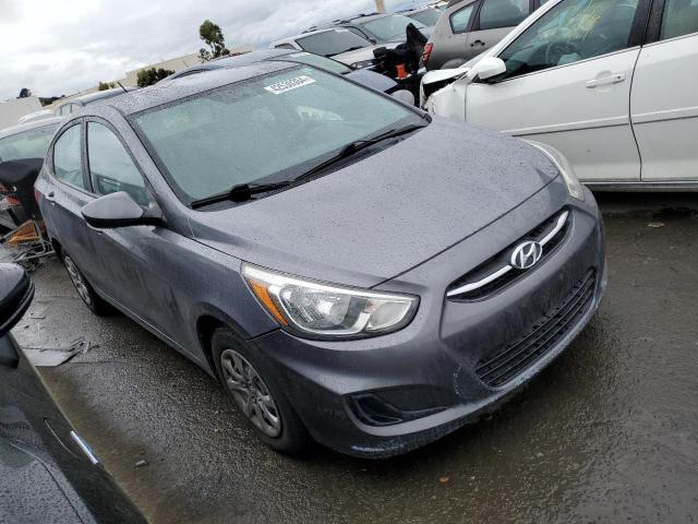 KMHCT4AE1FU886302 - 2015 HYUNDAI ACCENT GLS GRAY photo 4