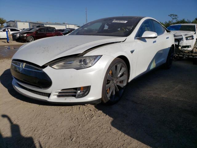 5YJSA1E27GF128995 - 2016 TESLA MODEL S Սպիտակ լուսանկար 1