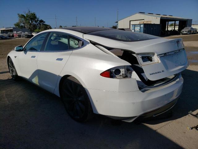 5YJSA1E27GF128995 - 2016 TESLA MODEL S Սպիտակ լուսանկար 2