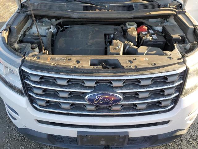 1FM5K7B83HGA61594 - 2017 FORD EXPLORER WHITE photo 12