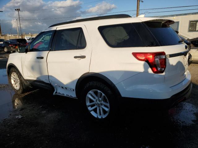 1FM5K7B83HGA61594 - 2017 FORD EXPLORER WHITE photo 2