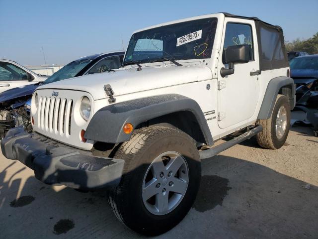 1C4AJWAG2CL253789 - 2012 JEEP WRANGLER SPORT WHITE photo 1