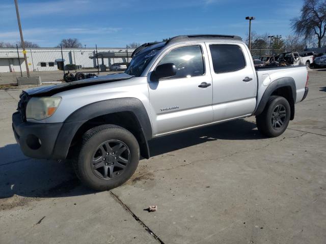 5TEJU62N95Z020856 - 2005 TOYOTA TACOMA DOUBLE CAB PRERUNNER SILVER photo 1