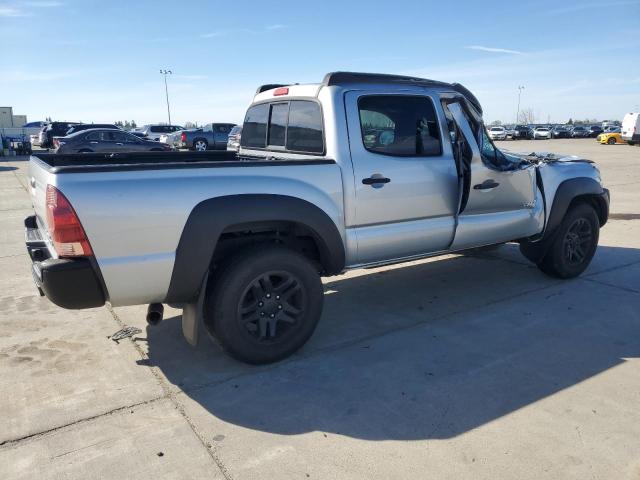 5TEJU62N95Z020856 - 2005 TOYOTA TACOMA DOUBLE CAB PRERUNNER SILVER photo 3