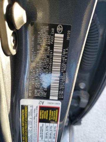 4T1BK3DB4BU413241 - 2011 TOYOTA AVALON BASE 灰色 照片 12