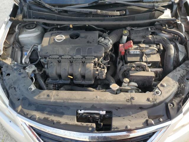 3N1AB7AP6FY296761 - 2015 NISSAN SENTRA S SILVER photo 11