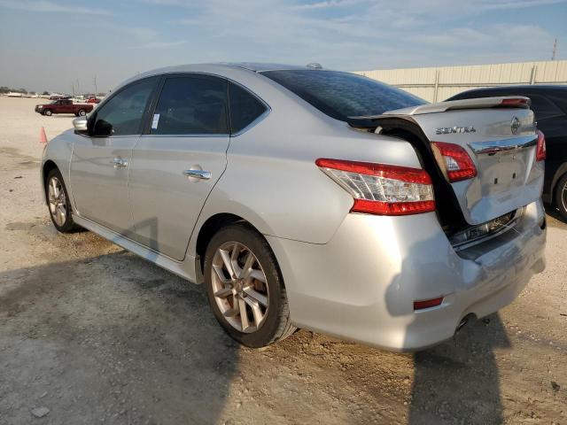 3N1AB7AP6FY296761 - 2015 NISSAN SENTRA S SILVER photo 2