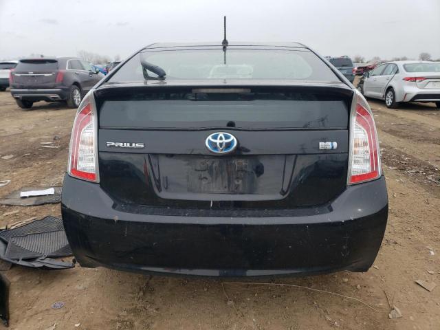 JTDKN3DU7F1998563 - 2015 TOYOTA PRIUS BLACK photo 6