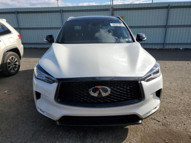 3PCAJ5BB4NF107154 - 2022 INFINITI QX50 LUXE WHITE photo 5