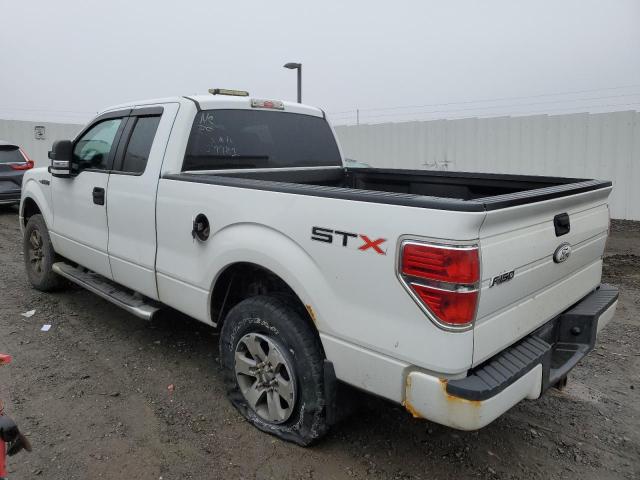 1FTEX1CM5BFA16247 - 2011 FORD F150 SUPER CAB WHITE photo 2