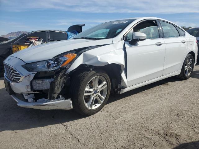 3FA6P0HD6JR285484 - 2018 FORD FUSION SE WHITE photo 1