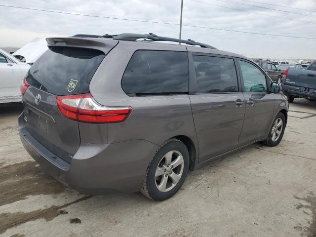 5TDKK3DC2GS716012 - 2016 TOYOTA SIENNA LE GRAY photo 3