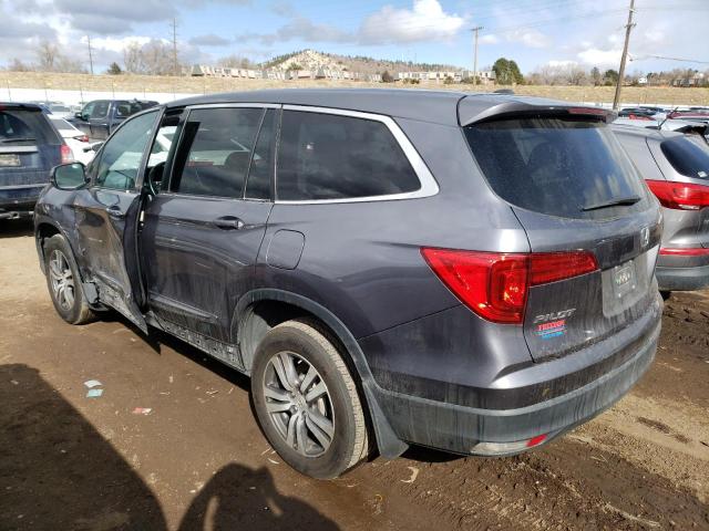 5FNYF6H56GB041264 - 2016 HONDA PILOT EXL GRAY photo 2