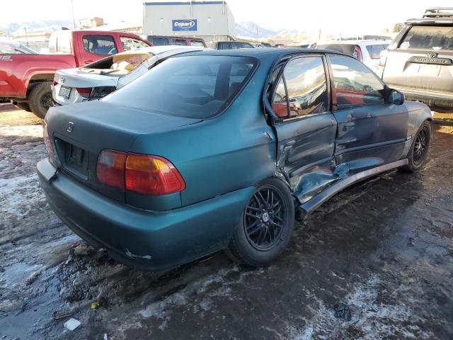 2HGEJ6617YH556174 - 2000 HONDA CIVIC BASE GREEN photo 3